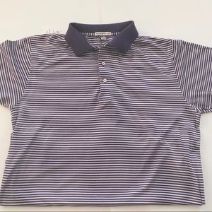 GUC Peter Millar Purple Striped Polo